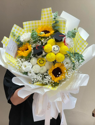 Mẫu hoa tốt nghiệp 10