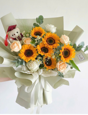 Mẫu hoa tốt nghiệp 25